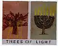 Trees of Light, 1993Mixed media and collage on cardboardIsrael Museum, Jerusalem