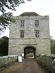 Michelham Priory Barbican Tower and Bridge over the Moat