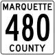 County Road 480 marker