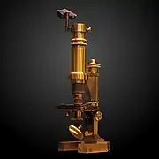 19th-century microscope incorporating a camera lucida, made by Constant Verick, Paris