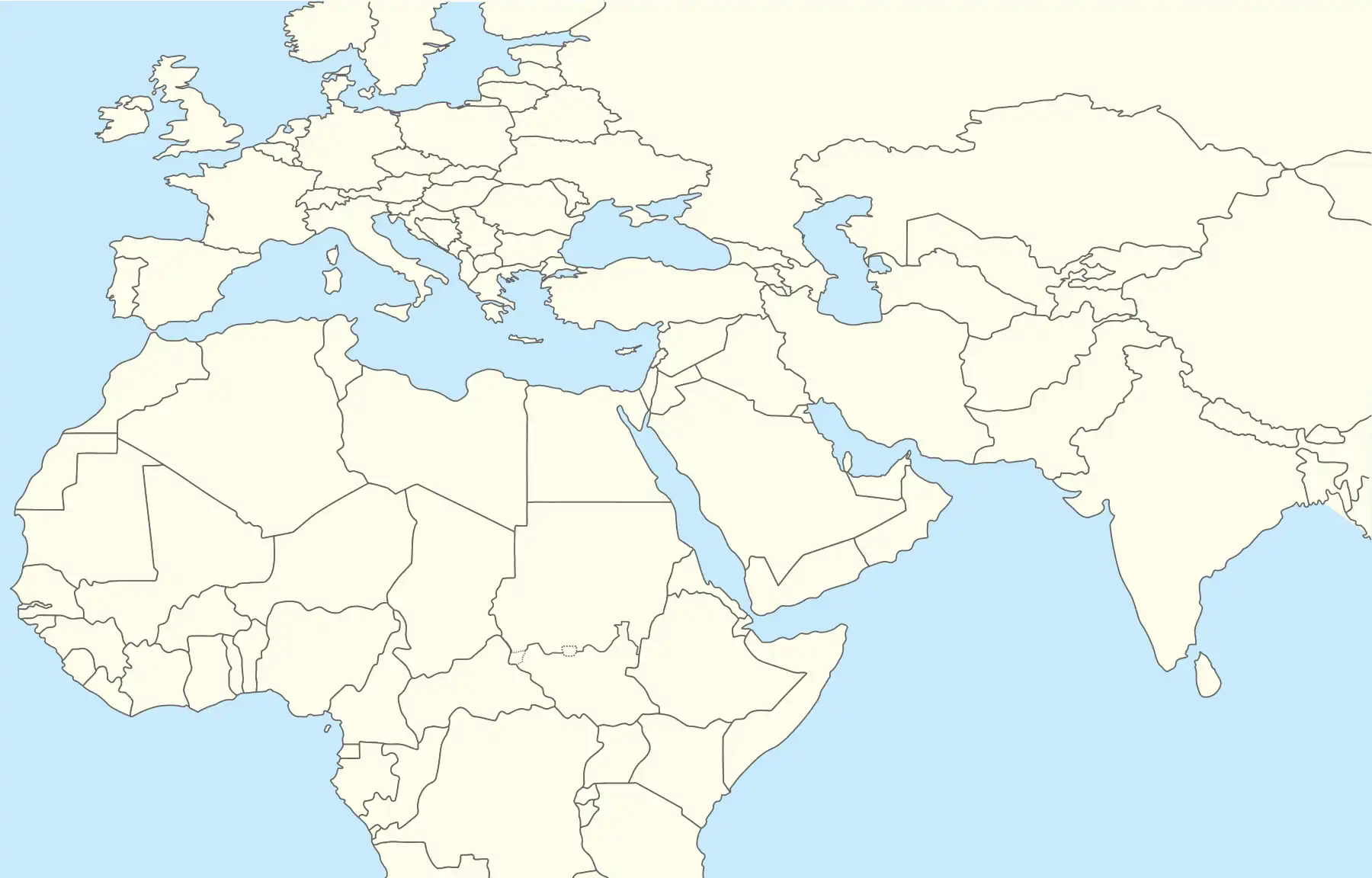 RUH is located in Middle East