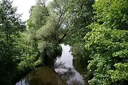 Angrapa River in Mieduniszki Wielkie