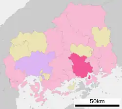 Location of Mihara