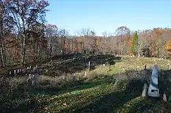 Mill Creek Presbyterian Church Cemetery, south of Hookstown