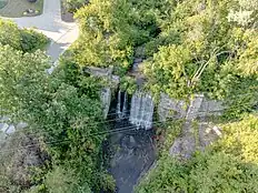 Mill Creek Dam in North Bend, Wisconsin