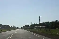 Looking west in downtown Milladore