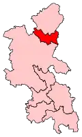 A medium constituency in the north of the county.