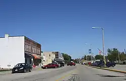 Looking north in downtown Milton