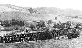 San Joaquin River trestle.