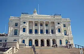 Western steps to the Capitol