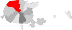 Location of Tsentralny District