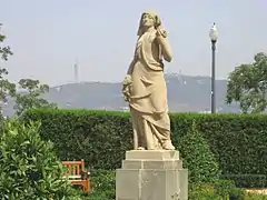 La vendimiadora, by Pablo Gargallo, jardins de Miramar.