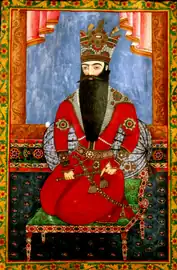 Portrait of Fath-Ali Shah. Baku, National Art Museum of Azerbaijan