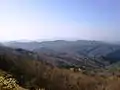 Looking south  from the top of Mount Miyama