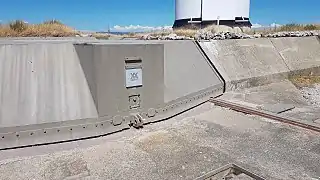 Missile silo cover 1.5m thick