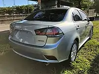 Mitsubishi Lancer Fortis second facelift rear