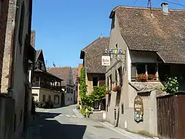 Street in Mittelbergheim