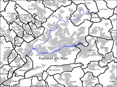 Frankfurt-Sindlingen is located in Frankfurt am Main