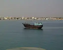 A Dhow near the coast of Mokha