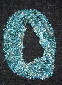 A Möbius strip scarf in crochet, 2007