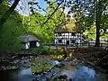 At Skovmøllen water mill in Moesgård Forest