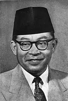 Official portrait of Mohammad Hatta