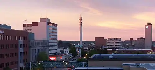 Downtown Moncton skyline