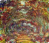 The Rose Walk, Giverny, 1920–1922, Musée Marmottan Monet