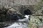 Brecknock & Abergavenny Canal, embankment & aqueduct