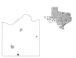 Location of Sunset, Texas