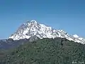 Monte Matto from Cuneo (the "tooth" is visible)