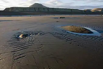 Beach in low tide