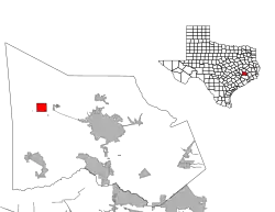 Location of Montgomery, Texas