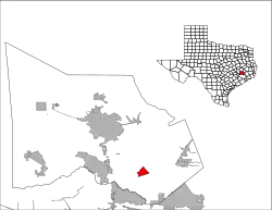 Location of Porter Heights, Texas