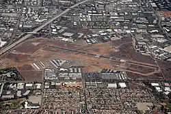 Aerial photograph of Montgomery-Gibbs Executive Airport