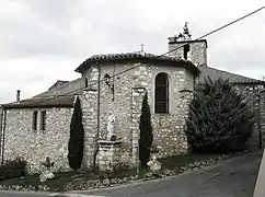 Church of Notre Dame dating from the 12th century (apse), December 2010