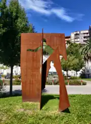 Monument erected in remembrance of the victims