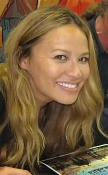 Moon Bloodgood is part Irish, Dutch, and Korean.