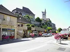 The centre of Morestel