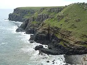 Morgan Bay Cliffs on the eastern edge of the reserve.