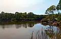 Lake, Islands and Bridge