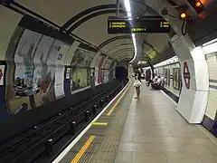 Southbound platform looking south