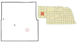 Location of Broadwater, Nebraska