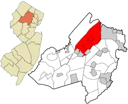 Location in Morris County and the state of New Jersey.