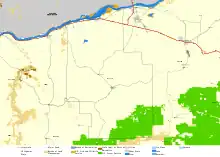 Map of Morrow County