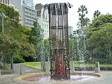 Memorial Fountain erected in remembrance of Lieutenant General Sir Leslie Morshead