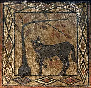 Roman floor mosaic