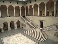 Interior of the Worcester Art Museum, Worcester, Massachusetts, 1931-33.