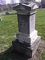 A quarter-mile behind the Grinter Place, this is Moses and Annie Grinter's tombstone.