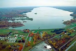 Southern end of Mosquito Creek Lake